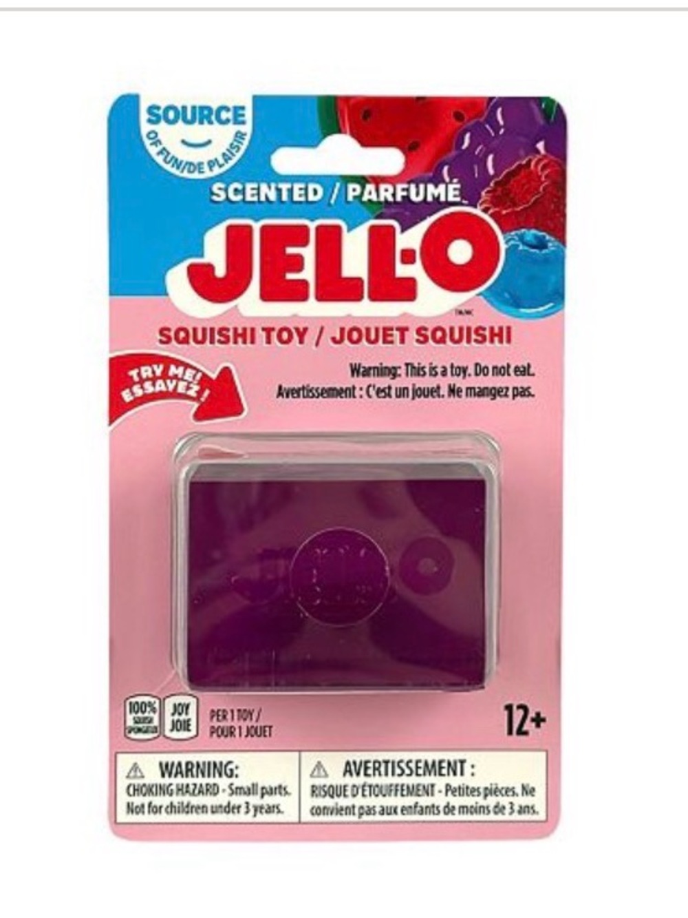 Jell-O Scented Squishi Toy - Purple